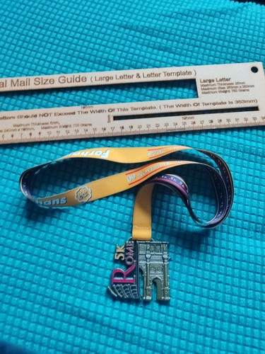 Rome running medal italy - running,