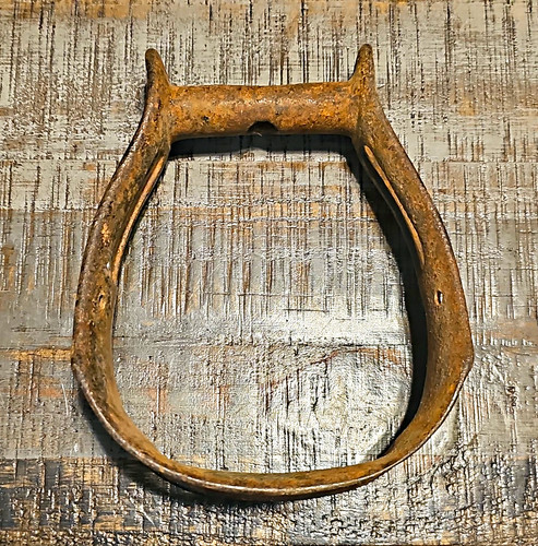 Vintage iron western horse - vintage,