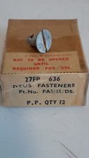 RAF 27FP 636 Dzus Fastener Pack Of 12. Pt No FA5/35/D5