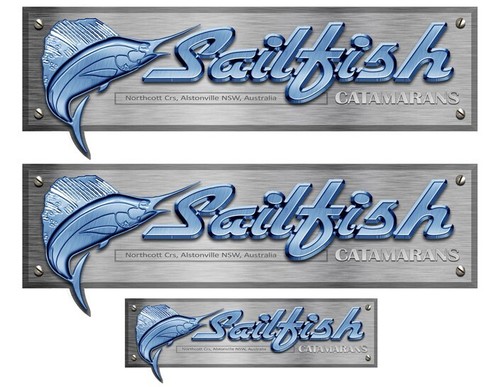 Sailfish name plate type