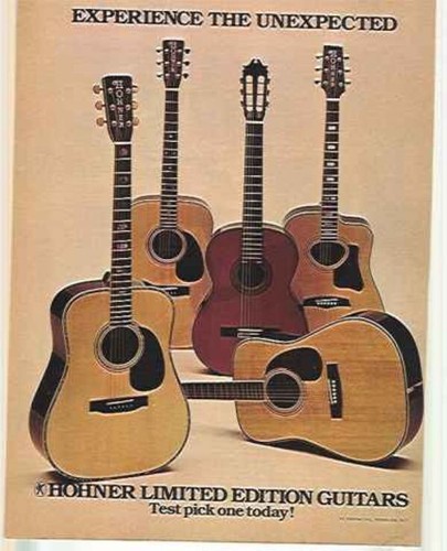 Hohner guitar promo trade - hohner, ad
