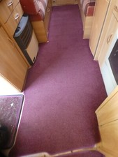 Nice clean caravan carpet to fit a Stirling Eccles Topaz, 2 piece