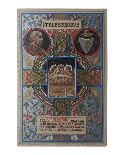 Antique postcard pope - *hh*,