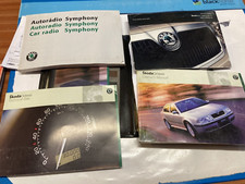SKODA OCTAVIA MK IU OWNERS DRIVERS HANDBOOK SERVICE BOOK WALLET PACK 1998 - 2004