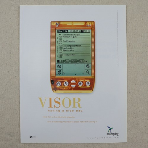 Vintage palm pilot print - palm,
