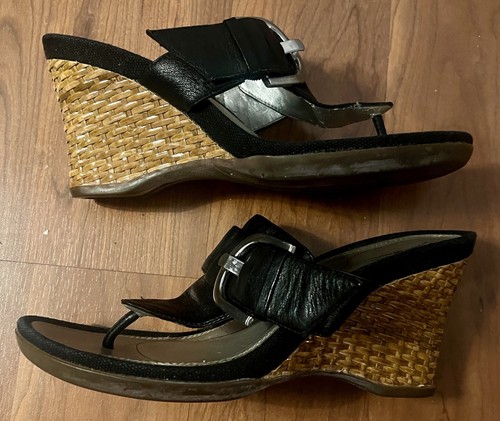 Vintage rockport wedge black - rockport,