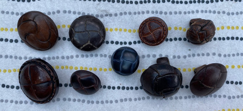 Vintage leather plastic - 9,