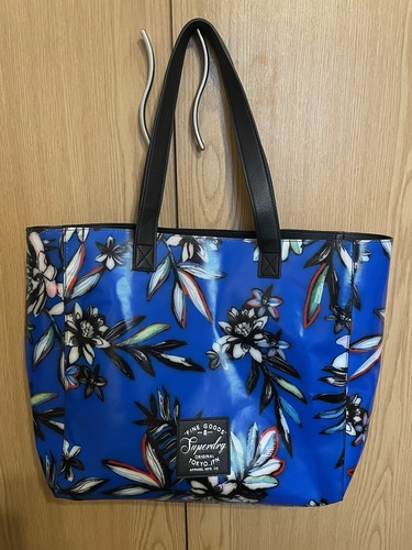 Superdry blue floral canvas - floral,