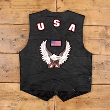 Sedona Leather Vest Jacket L