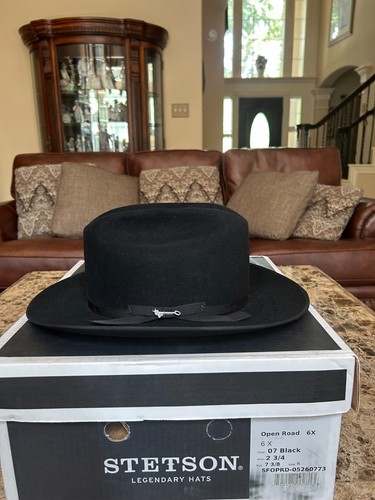 Stetson open road black 7 - road,