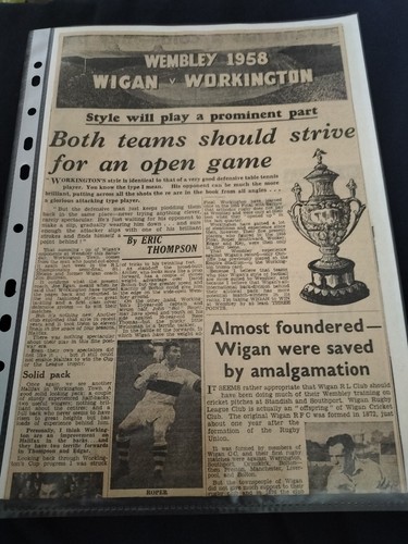1958 rugby league challenge - 1958,
