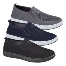 Mens Slip On Trainers Twin