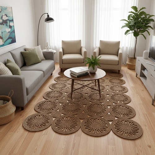 Handmade natural jute - natural, –