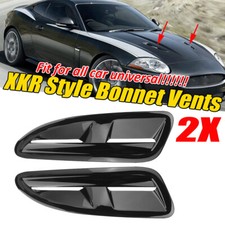 Glossy Black Bonnet Vents Hood