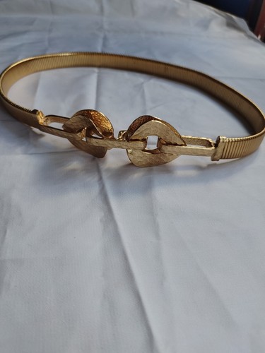 Zara gold stretch belt - size, 30