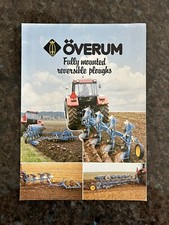 Overum Plough Leaflet.. 1988