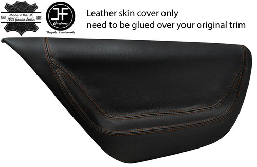Brown stitch rear door card - brown,