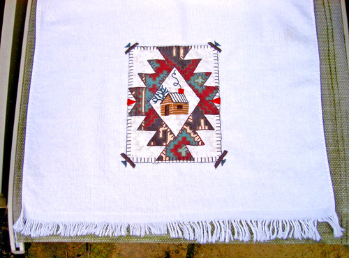 Small white hand towel - small,