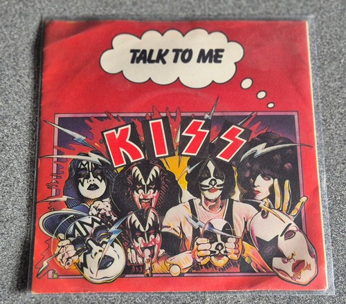 1980 kiss vinyl single - kiss,