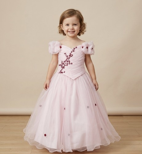 Girls pink ball - pink, gown