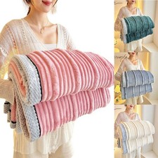 Ribbed Soft Fleece Throws