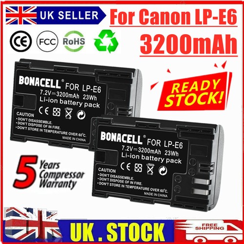 3200mah battery for canon - 2x,
