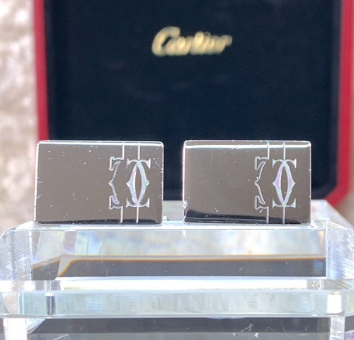 Cartier cufflinks logo - cartier, 2c