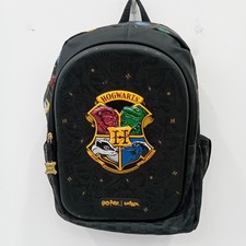 Smiggle Harry Potter Hogwarts Backpack H42cm with Laptop Sleeve Black FLT-FPL