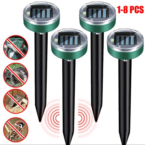 8pcs solar powered - solar,