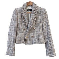 Zara Tweed Blazer Size XS
