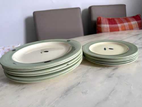 Poole pottery olive green - poole, &