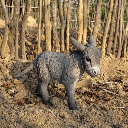 Medium standing donkey resin - medium,