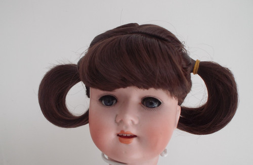 Dolls bunches wig dark - dolls,