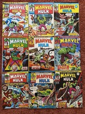 Marvel Bronze Age Hulk Comic Book Bundle x 9 In Great Condition