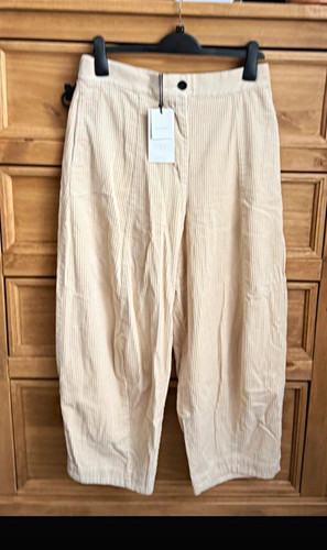 Zara women beige corduroy - zara,