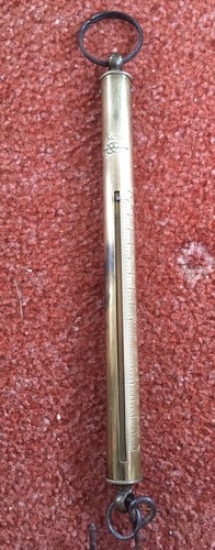 Vintage salter brass spring - vintage,