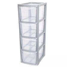 4 Drawer Plastic Storage