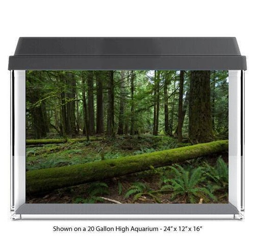 Lush forest polyester fish - forest,