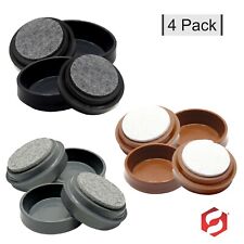 CHAIR SOFA CASTOR CUPS 66mm Furniture Carpet Floor Protectors Caster Feet 4PK