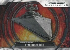 Star Wars Masterwork 2018 Super Weapons Chase Card SW-2 Star Destroyer
