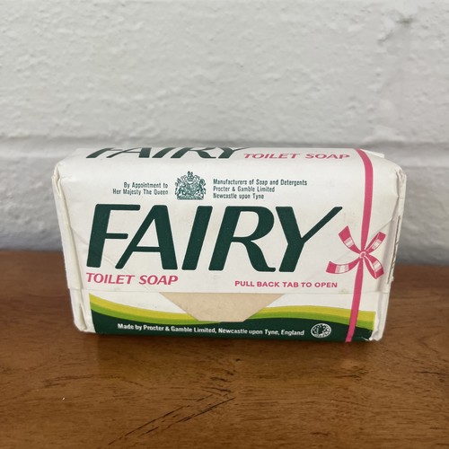 Vtg fairy toilet soap bar - vtg,