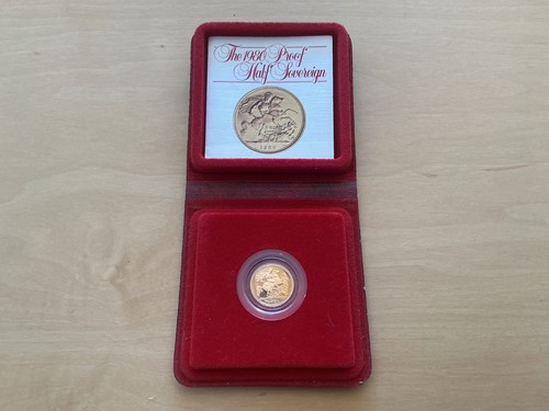 1980 gold half sovereign - 1980,