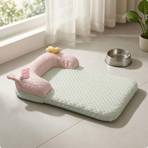 Bolster pet bed rectangular - bolster,