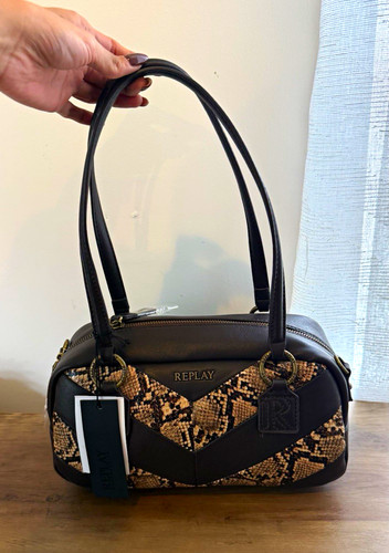 Replay faux leather - replay, animal