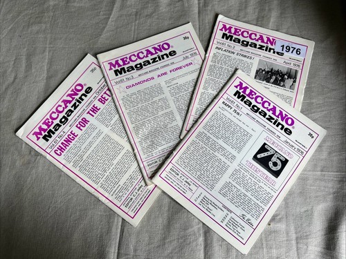 Meccano magazines 1976 - meccano,