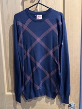 Ladies Slazenger Navy with Red Detail Golf Jumper Size 12 Excellent Condition