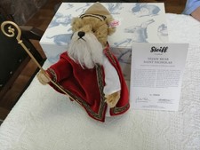 Steiff Collectable Musical Bear 'Saint Nicholas'. Striking Limited Edition