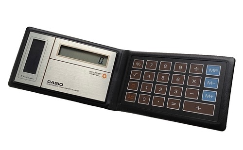 Casio solar power - sl-80,