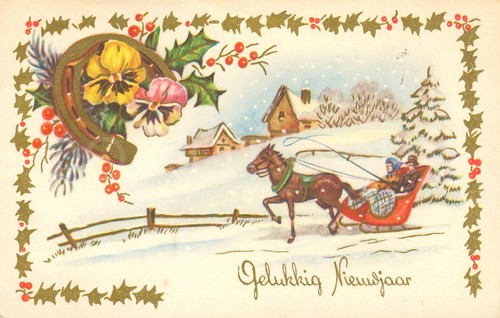 Amsterdam vintage postcard - vintage,