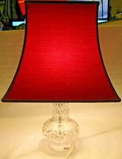 Crystal Lead Cut Table Lamp